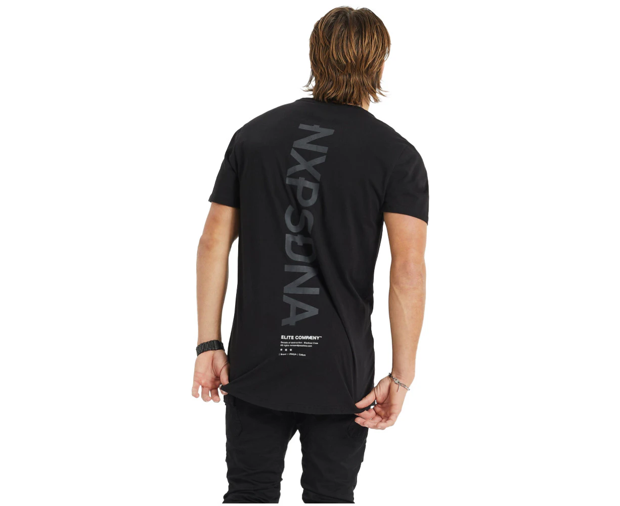 Nxp |  Blackout Cape Back Tee Jet Black