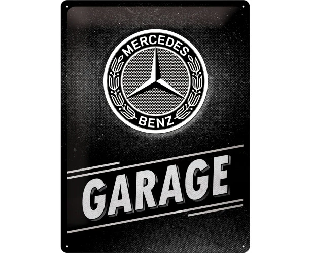 Nostalgic Art Mercedes-Benz Garage 30x40cm Large Metal Tin Sign Home Wall Decor