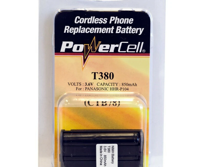 Power Cell CTB78 3.6V 850mAh NiMH Cordless Phone Replacement Battery f/Panasonic