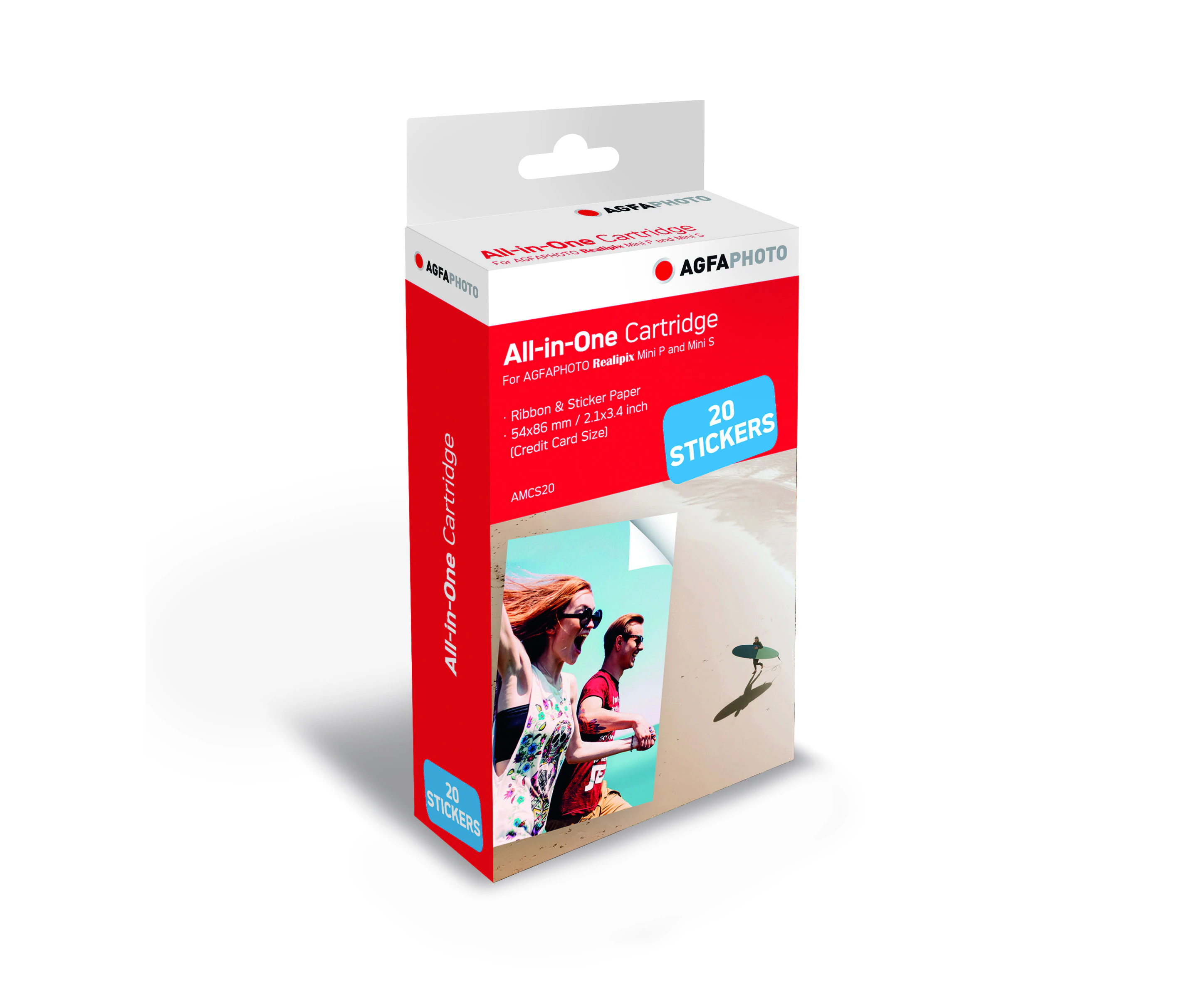 AGFA AMC20 All-in-One Cartridge of 20 Photos for Agfa Realipix Mini S and Mini P