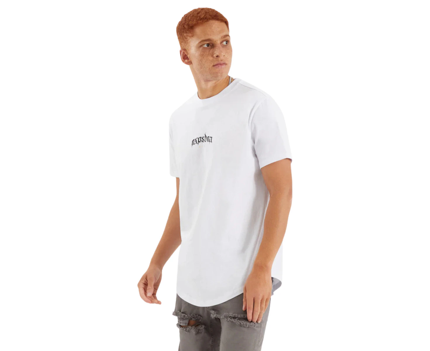 Nena & Pasadena NXP | Mens Prime Dual Curved Tee (Optical White)