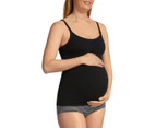 Bonds Maternity Hidden Support Singlet Women Black