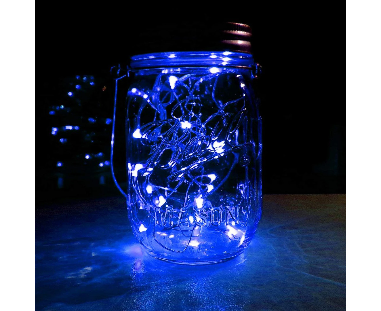 2M/3M/5M/10M Blue LED Copper Wire String Lights Christmas Xmas Wedding Birthday Fairy Lighting