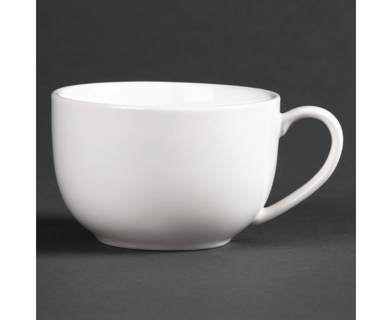 Lumina Fine China Low Round Coffee Cups 120ml