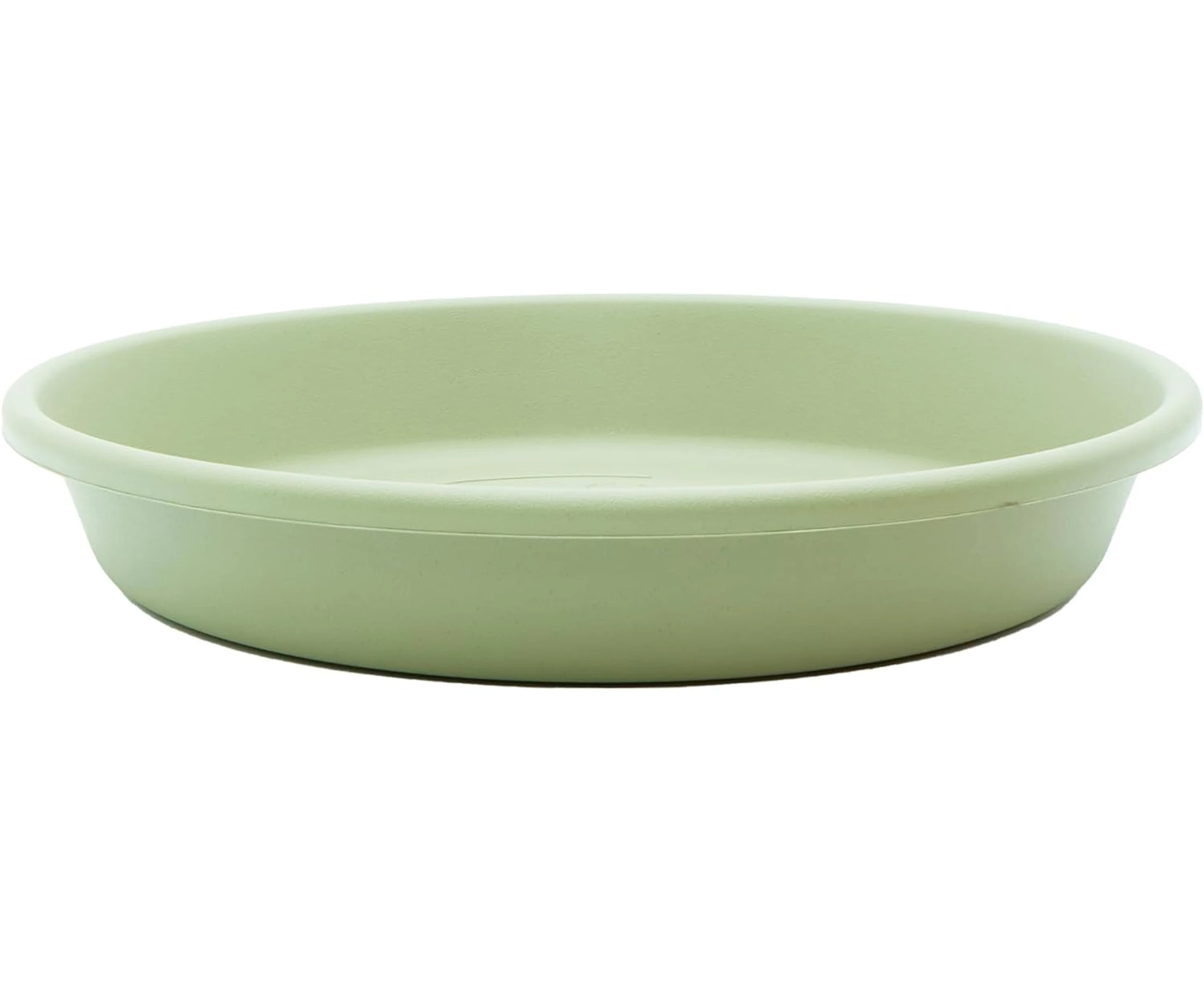 The HC Companies 12 Inch Round Plastic Classic Plant Saucer - Indoor Outdoor Plant Trays for Pots - 12.5"x12.5"x2.13" Seafoam