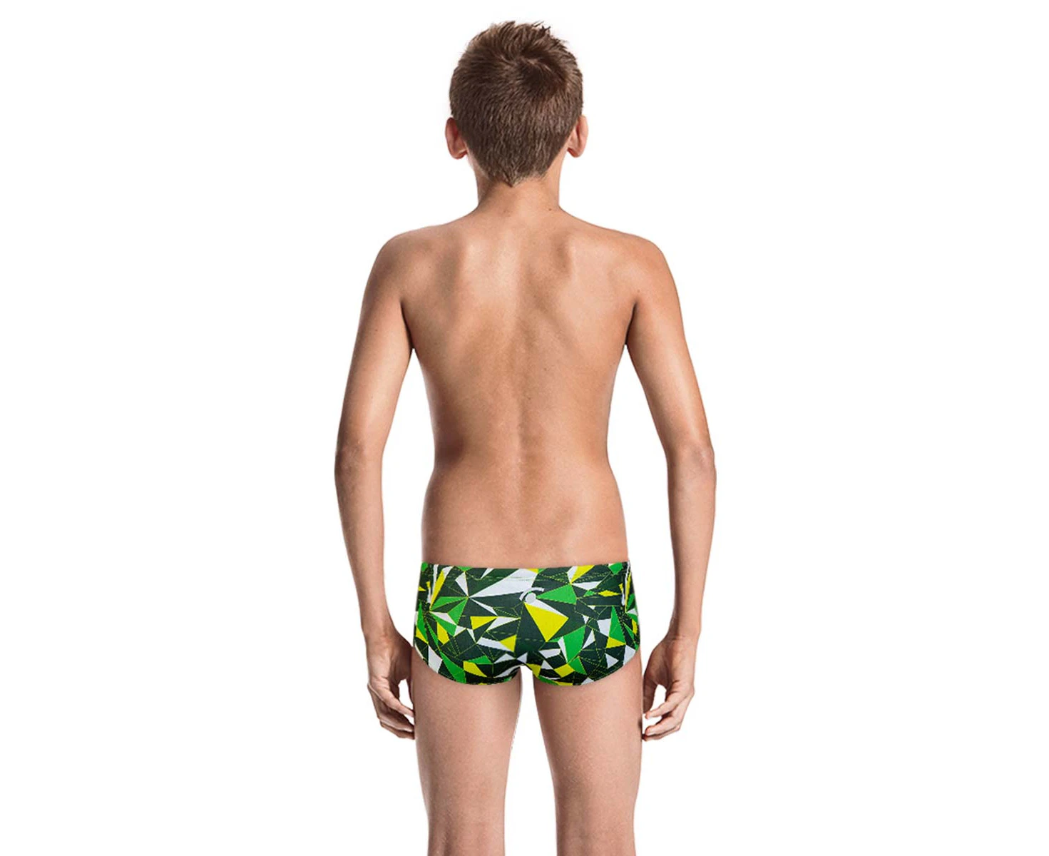 Jaked Boy's Diamonds Trunks - Green