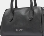 Nine West Olive Mini Bowler Satchel Bag - Black