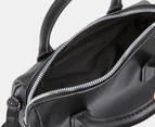 Nine West Olive Mini Bowler Satchel Bag - Black