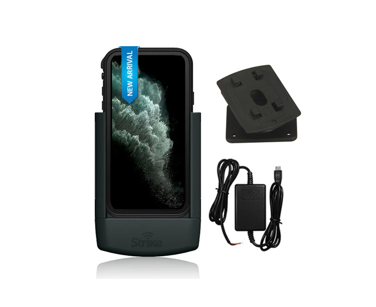 Strike Alpha Apple iPhone 11 Pro Max Cradle Kit: Hardwire Wireless Charging for Lifeproof