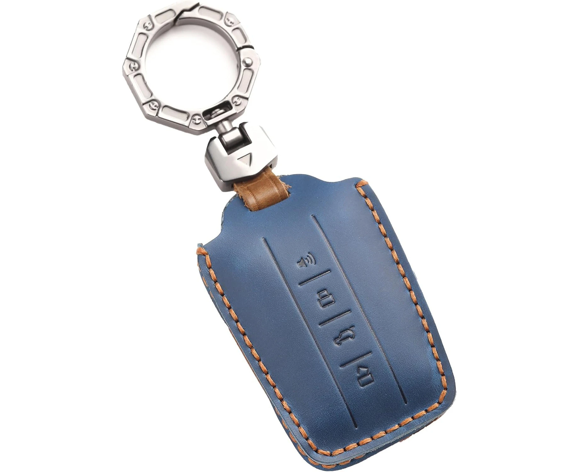 ontto Key Fob Cover Case Keyring Fit for Great Wall GWM WEY Tank 300 500 Tank300 Tank500 Smart Leather Key Holder Shell Bag Keychain Protector Accessories