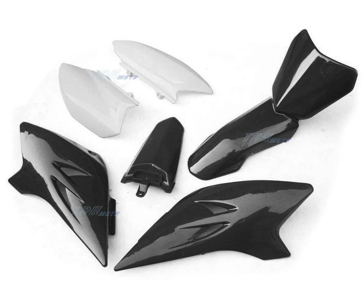 NEW YAMAHA TTR50 TTR 50 BLACK PLASTICS FENDER FAIRING COVER KIT DIRT PIT BIKE AU