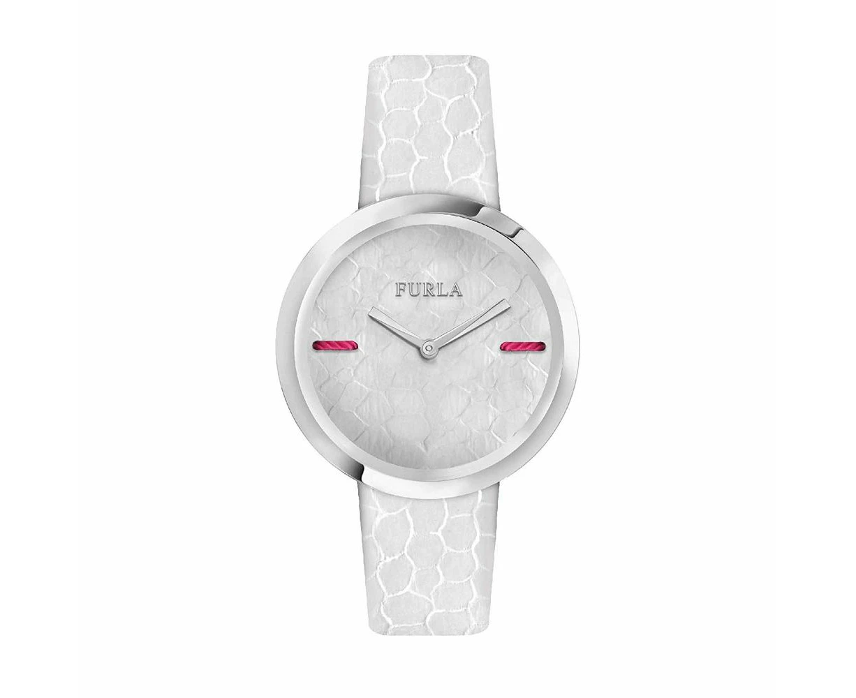 Furla White Leather Watch