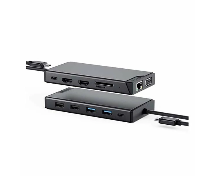 Alogic Mv2 Usb C Dual Display Dp Alt Mode Docking Station Black