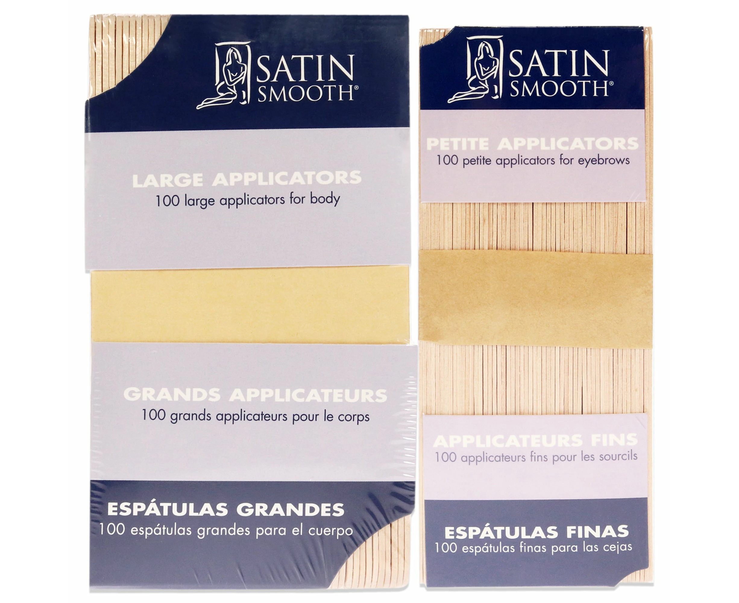 Large Applicators by Satin Smooth for Women - 100 Pc Sticks