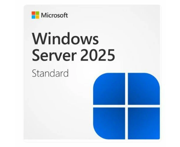 Microsoft Windows Server Standard 2025 English 1pk DSP OEI 2 Core, COA License in Pack