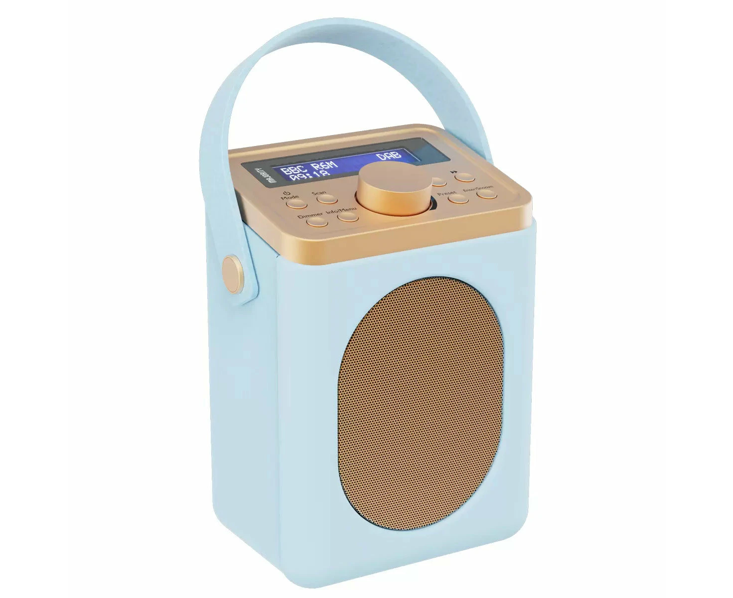 Majority Little Shelford Bluetooth & DAB Radio with Bluetooth Duck Egg