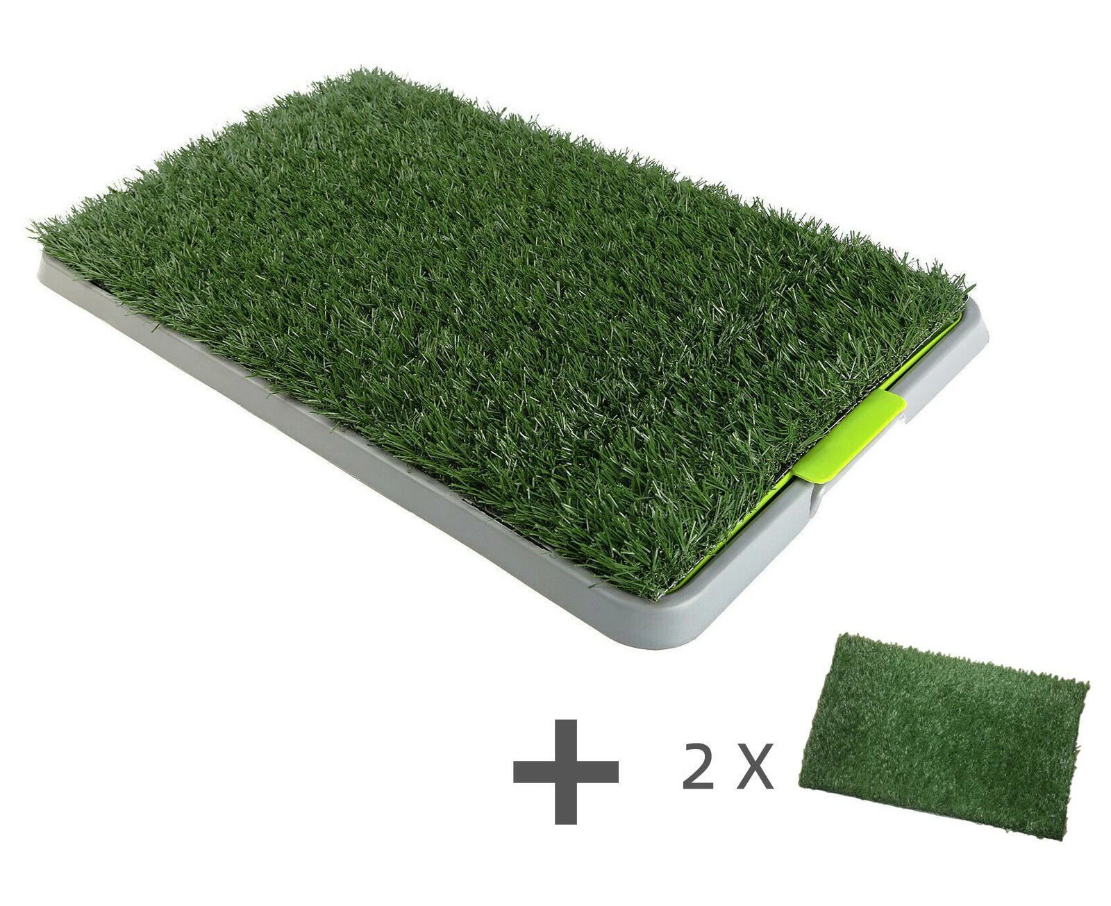 YES4PETS Indoor Dog Puppy Toilet Grass Potty Training Mat Loo Pad pad With 3 Grass