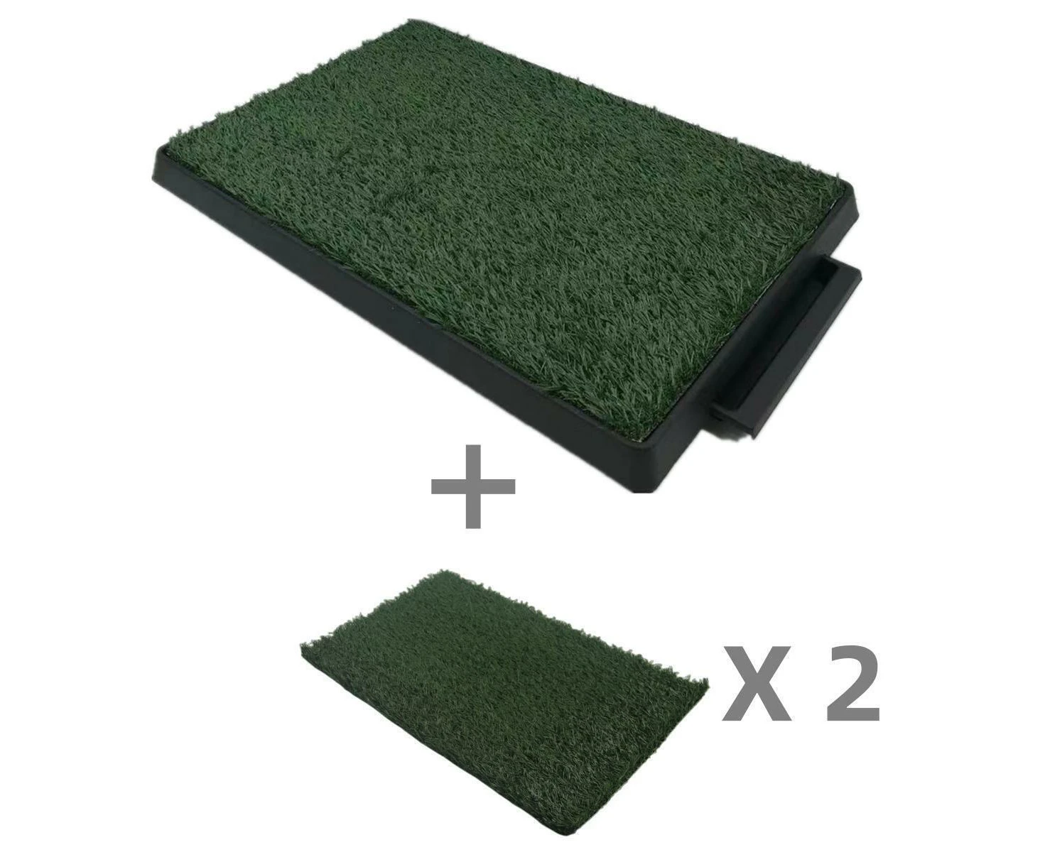 YES4PETS XL Indoor Dog Puppy Toilet Grass Potty Training Mat Loo Pad pad with 3 grass