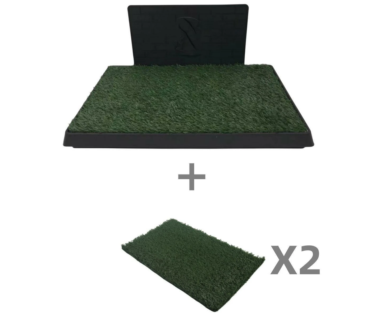 YES4PETS XL Indoor Dog Puppy Toilet Grass Potty Training Mat Loo Pad pad with 3 grass