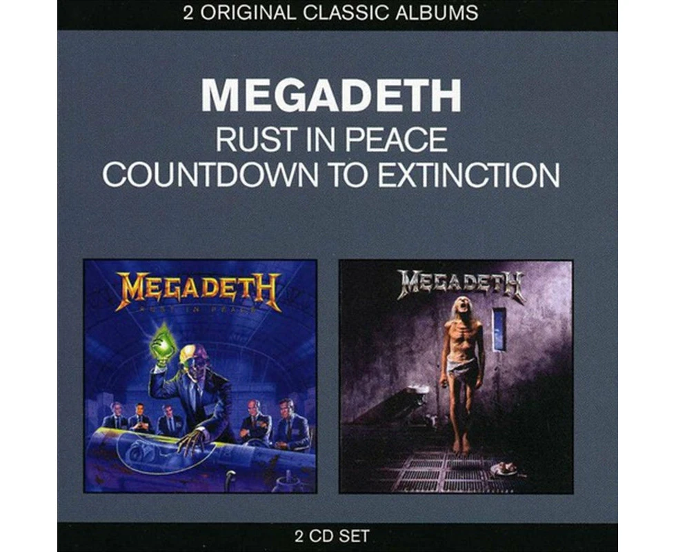 Megadeth Countdown To Extinctionrust In Peace Cd