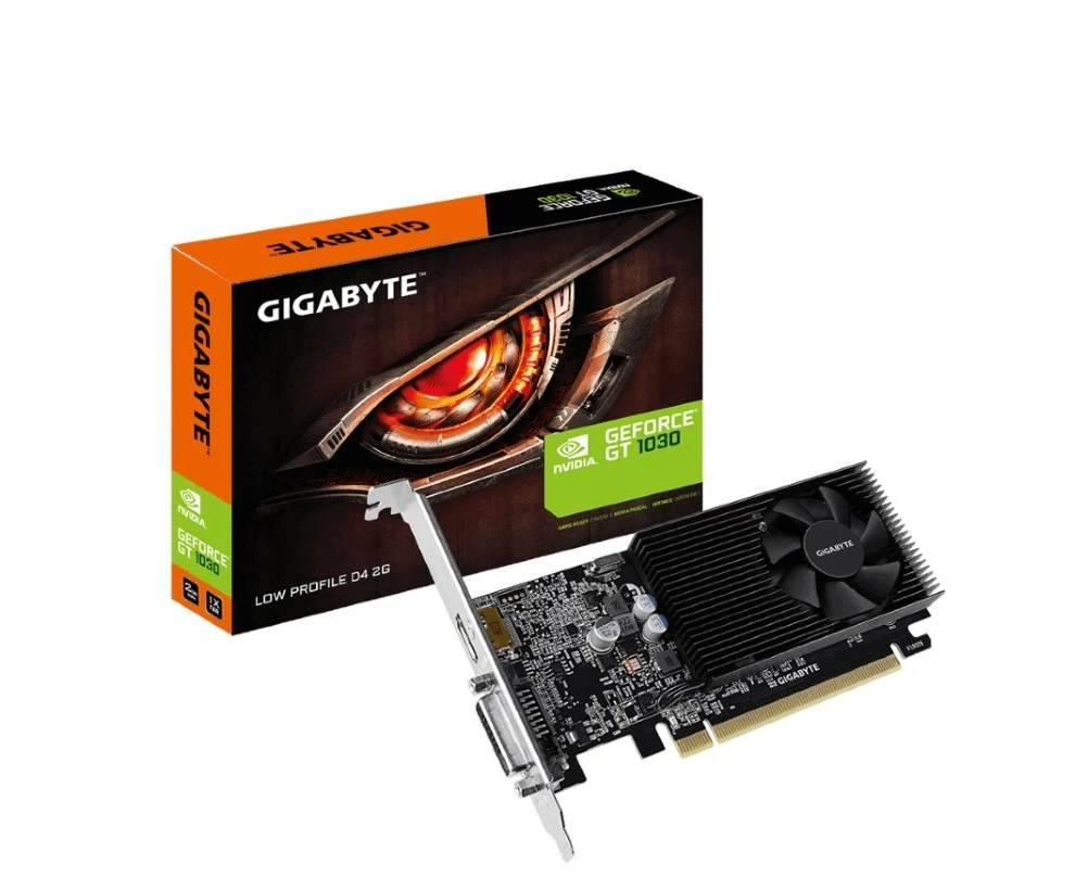 Gigabyte nVidia GeForce GT 1030 2GB DDR4 Fan PCIe Graphics Video Card For CPU/PC