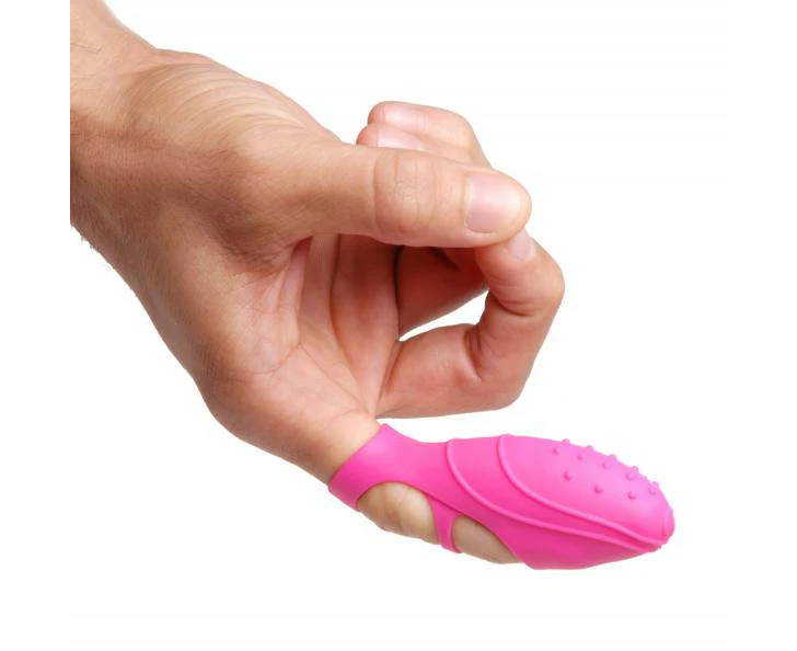 Bang Her Silicone G Spot Finger Vibe Pink