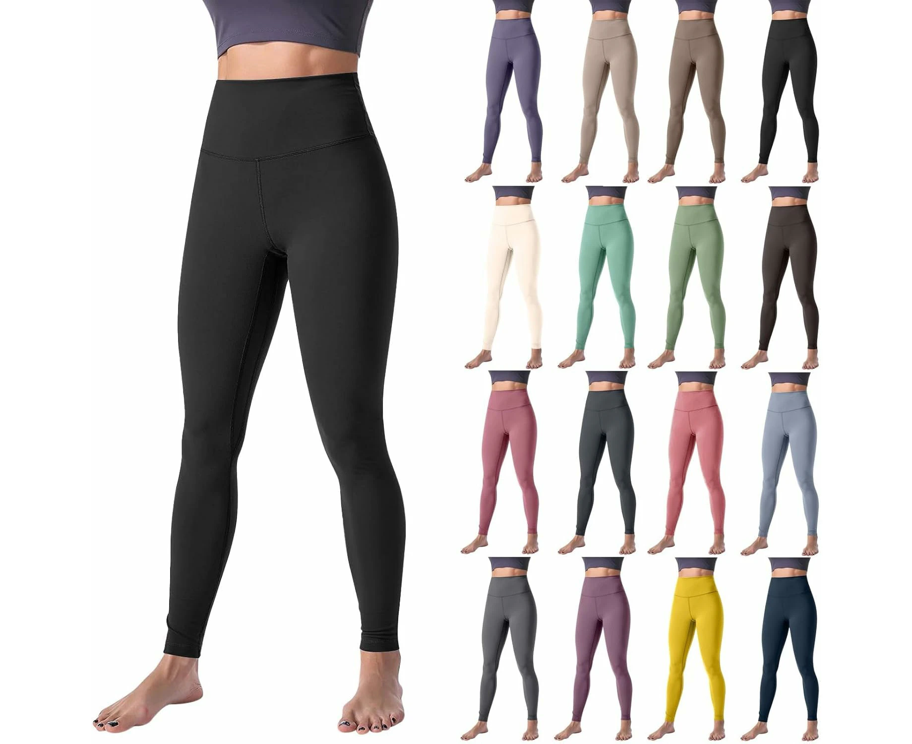 Leggings for Women Tummy Control Butt Lifting Yoga Pants Compression Workout Leggings 2025 Summer High Waisted Pants