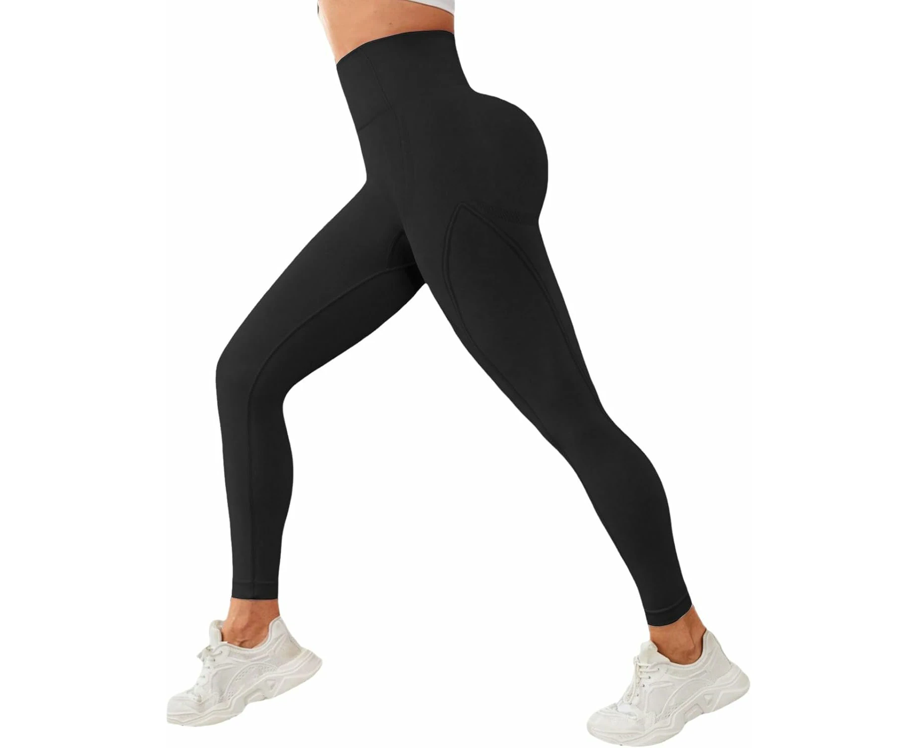 Women High Waist Leggings Seamless Scrunch Booty Leggings Tummy Control Butt Lift Yoga Pants Workout Compression Tights