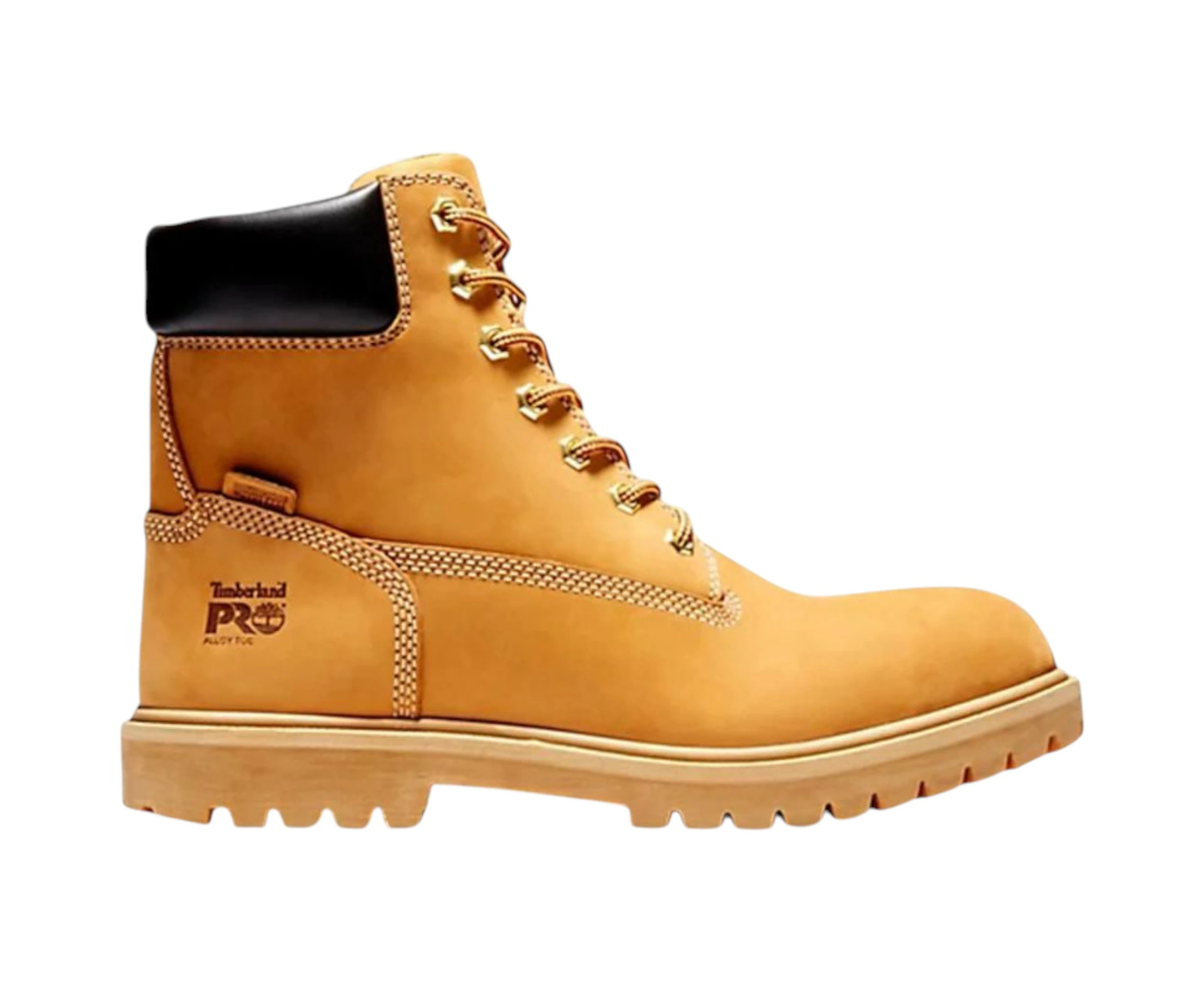 Mens Timberland Pro Icon Waterproof Work Boots Wheat Leather