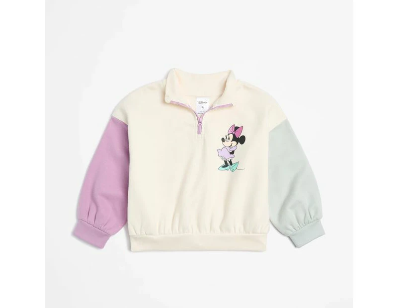 Disney Minnie Mouse Qtr Zip Jumper