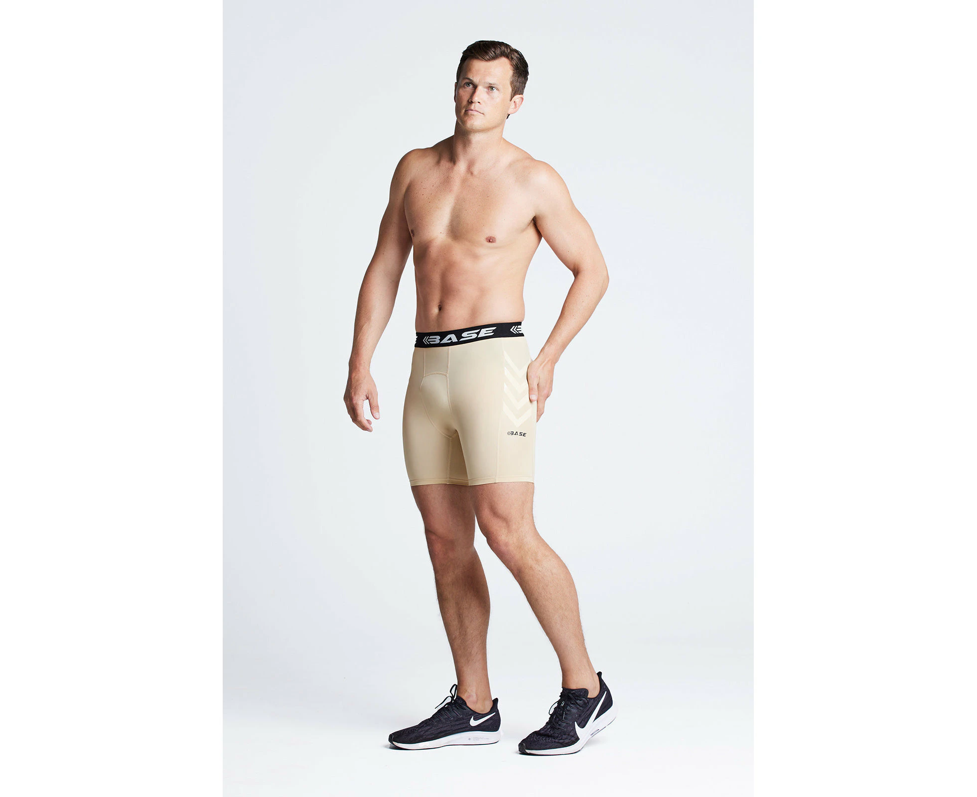 BASE Men's Compression Shorts - Nude