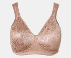 Playtex Women's Ultimate Lift & Support Wirefree Bra 2-Pack - Pearl/Toffee