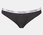 Calvin Klein Women's Carousel Bikini Briefs 5-Pack - Black/Nymphs Thigh/Grey Heather/Cedar/Print