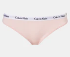 Calvin Klein Women's Carousel Bikini Briefs 5-Pack - Black/Nymphs Thigh/Grey Heather/Cedar/Print