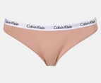 Calvin Klein Women's Carousel Bikini Briefs 5-Pack - Black/Nymphs Thigh/Grey Heather/Cedar/Print