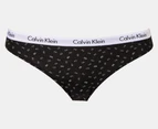 Calvin Klein Women's Carousel Bikini Briefs 5-Pack - Black/Nymphs Thigh/Grey Heather/Cedar/Print