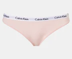 Calvin Klein Women's Carousel Bikini Briefs 5-Pack - Black/Nymphs Thigh/Grey Heather/Cedar/Print