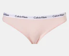 Calvin Klein Women's Carousel Bikini Briefs 5-Pack - Black/Nymphs Thigh/Grey Heather/Cedar/Print