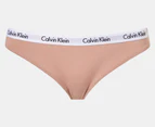 Calvin Klein Women's Carousel Bikini Briefs 5-Pack - Black/Nymphs Thigh/Grey Heather/Cedar/Print