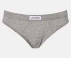 Calvin Klein Women's Carousel Bikini Briefs 3-Pack - Black/Grey Heather/White