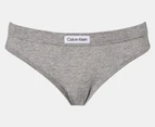 Calvin Klein Women's Carousel Bikini Briefs 3-Pack - Black/Grey Heather/Pink