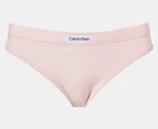 Calvin Klein Women's Carousel Bikini Briefs 3-Pack - Black/Grey Heather/Pink