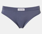 Calvin Klein Women's Carousel Bikini Briefs 3-Pack - Blue/Navy