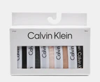 Calvin Klein Women's Carousel Bikini Briefs 5-Pack - Black/Nymphs Thigh/Grey Heather/Cedar/Print