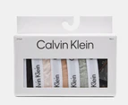 Calvin Klein Women's Carousel Bikini Briefs 5-Pack - Black/Nymphs Thigh/Grey Heather/Cedar/Print