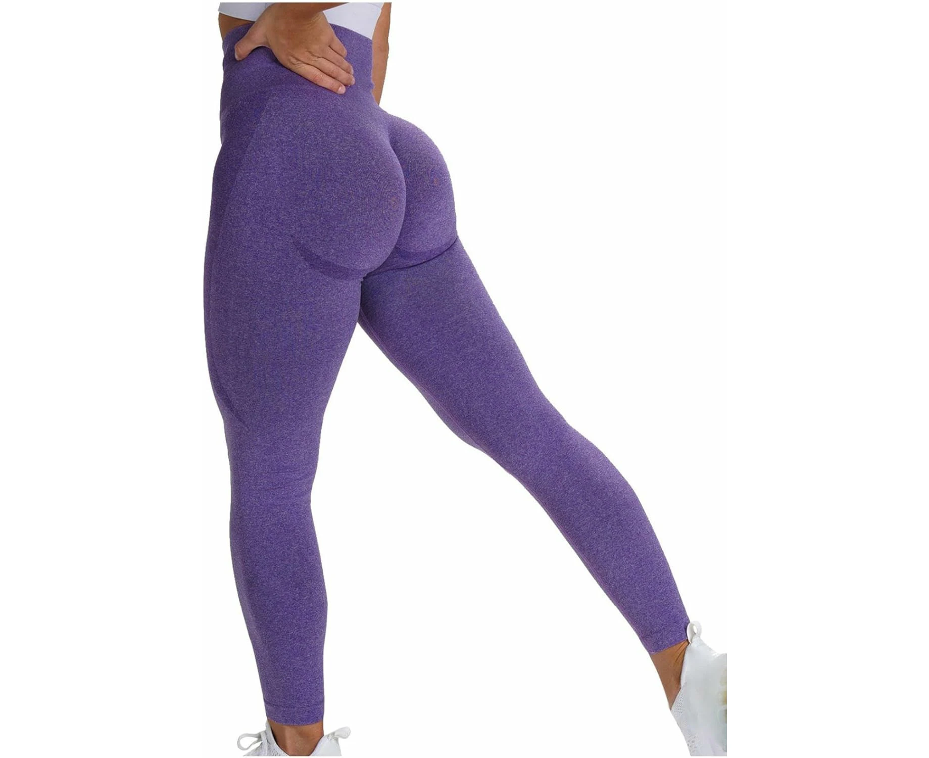 Womens Leggings Scrunch Butt Lifting Tummy Control Seamless High Waisted Yoga Pants Fitness Workout Running Pants