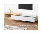 ALFORDSON Extendable TV Cabinet Entertainment Unit 190-280cm Stand Storage Wood