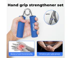 Centra Exercise Roller Wheels Set Hula Hoop Push Up Bars Hand Grip Strengthener