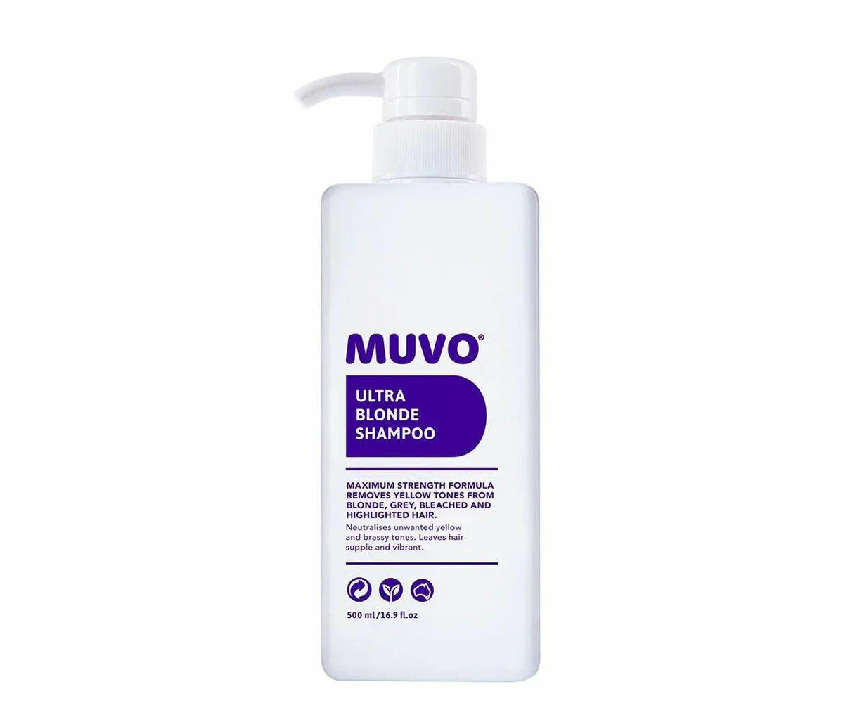 Muvo Ultra Blonde Anti Brass Hydrating Conditioner Hair/Scalp Care 500ml