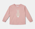 Gem Look Girls' Easter PJ Set - Pink